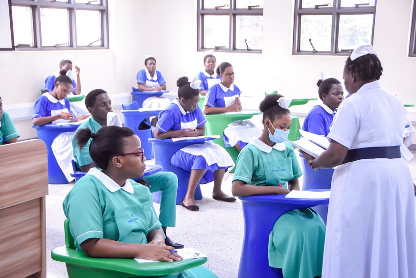 Medical lab students clinical